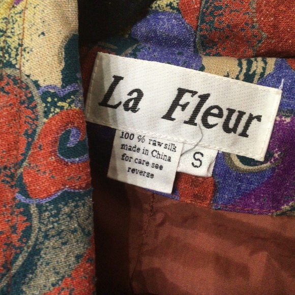 Vintage LaFleur pant suit. Pants size medium blazer size small. - Picture 3 of 9